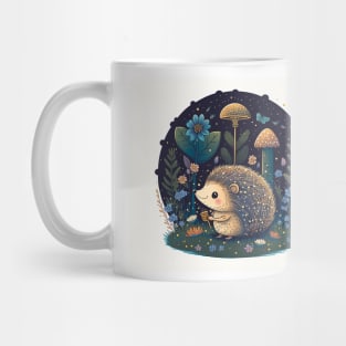 Hedgehog Fairy Tale Scene Mug